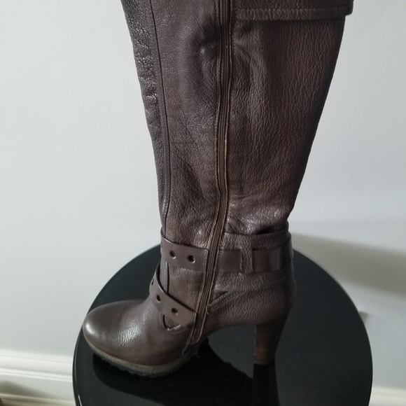 Italian Leather boots 4.5inch heel - Picture 3 of 4